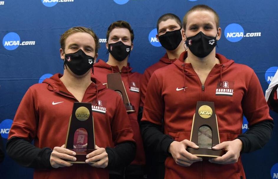 Preston Forst Stanford swimmers